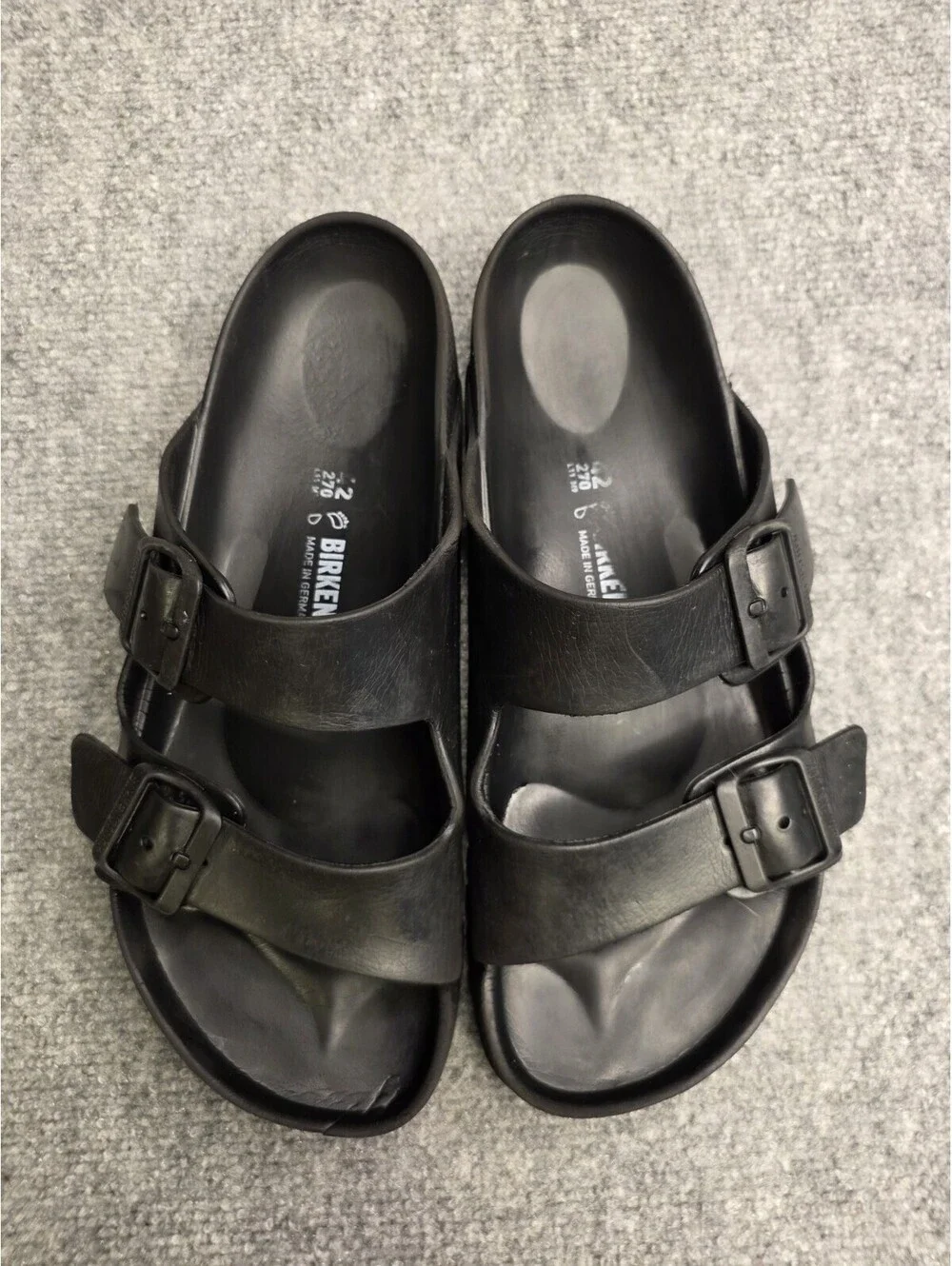 Birkenstock Arizona EVA Black Sandals Regular Fit Men US 9 Women US 11 EU 42